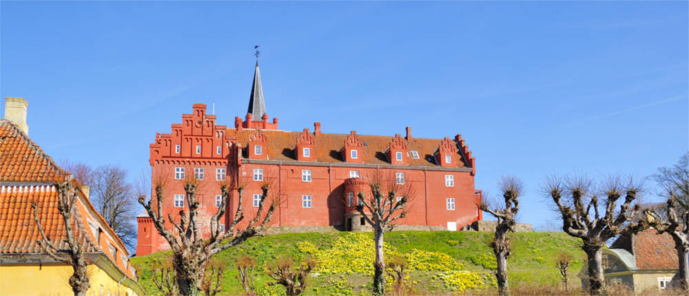 Castle complex on Langeland
