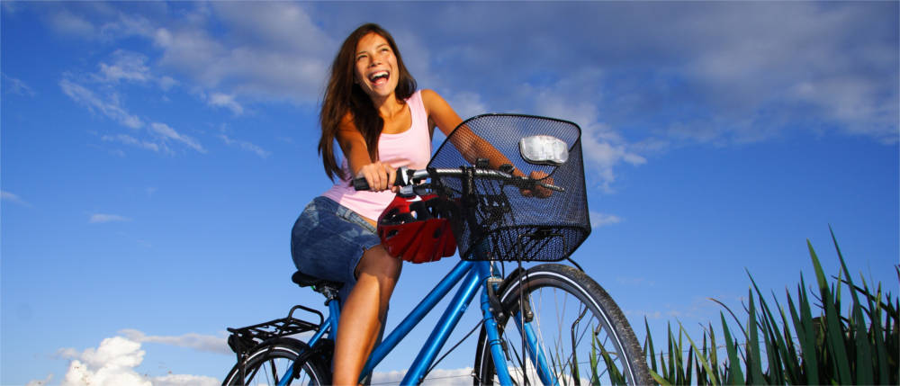 Cyclist in South Jutland