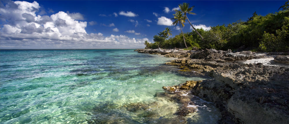 Dominica's volcanic natural beaches