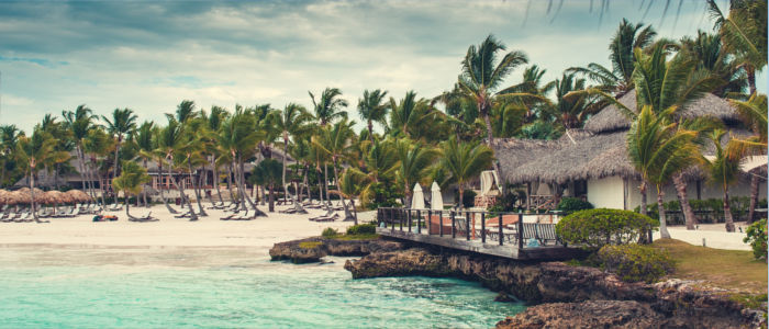 House at the beach in the Dominican Republic