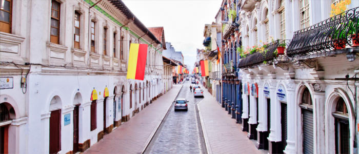 Cuenca's old part of town - Ecuador