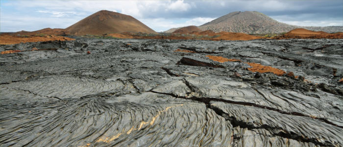 Volcanic islands in the Galápagos