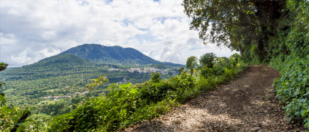 Volcanoes and hiking trails in El Salvador