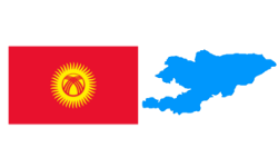 Flag of Kyrgyzstan