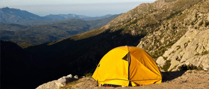 Camping on Corsica