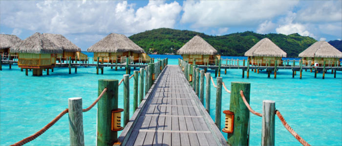 Bora Bora's stilt houses