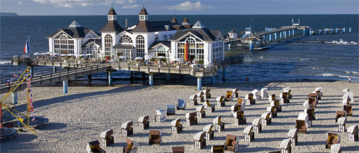 Beach on Sellin on Rügen