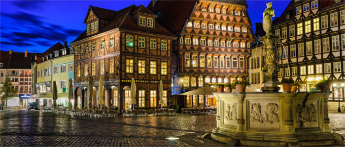 Hildesheim by night