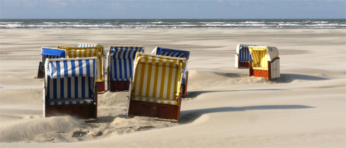 Beach chairs in Lower Saxony