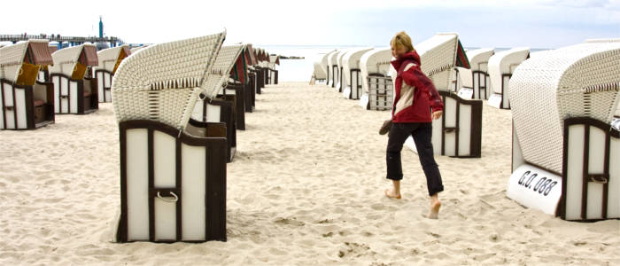 Beach in Sellin on Rügen
