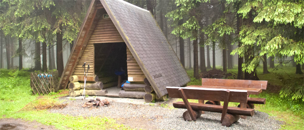 The Rennsteig in the Thuringian Forest