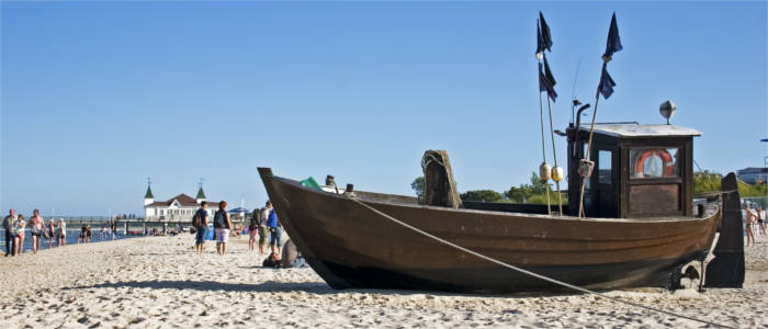 Fishing boat at the beach
