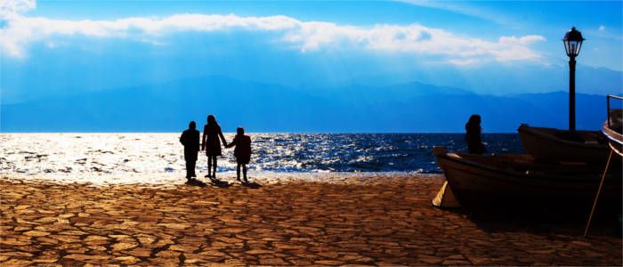 View of the Peloponnese from Central Greece