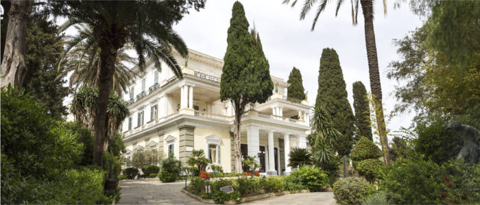 The Achilleion on the island of Corfu