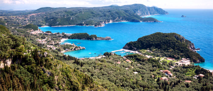 Kerkyra in the Ionian Sea
