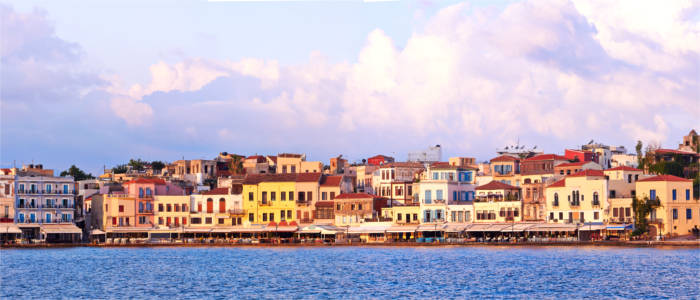 Venetian Harbour and promenade in Chania