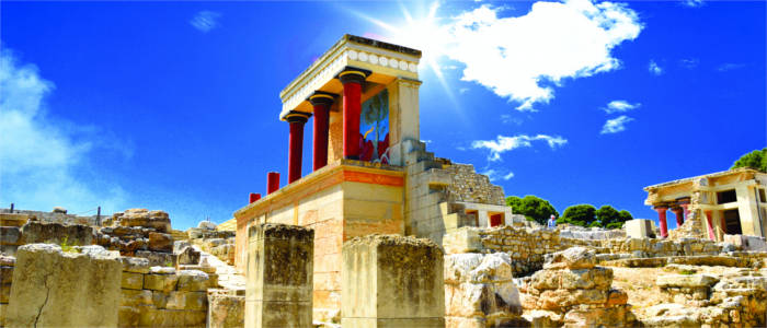 Minoan palace complex on Crete