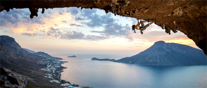 Rock climbing in the Dodecanese