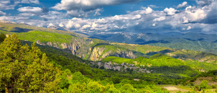 Typical mountainous landscape in Epirus