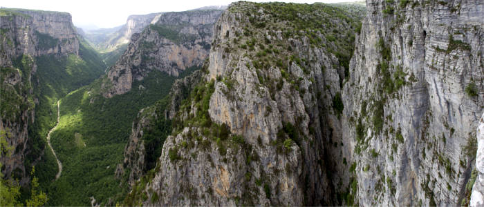 Vikos Gorge in the region of Zagoria