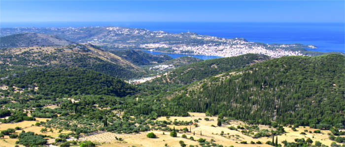 View of the island of Kefalonia