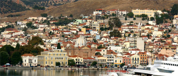 The capital of Lesbos