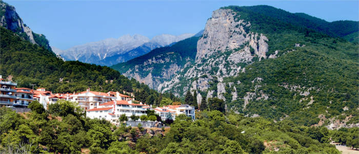 A mountain in the Olympus Range