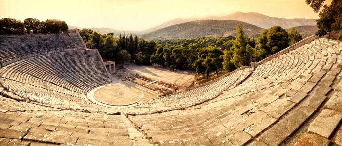 Epidaurus Theatre in the Peloponnese