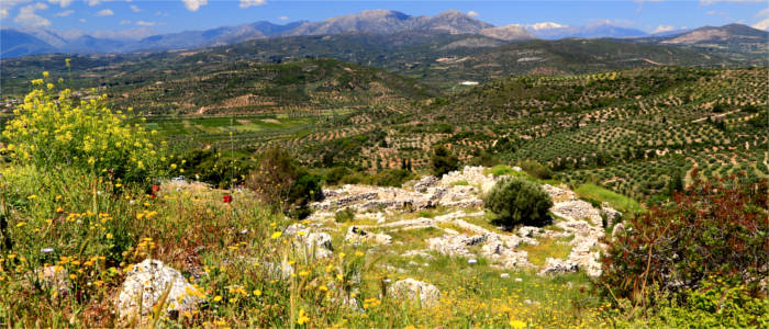Ruins of Mycenae in the Peloponnese