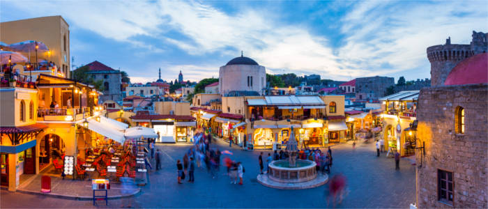 Hippocrates Square on Rhodes