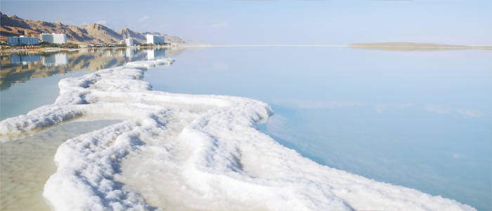 Coastal towns at the Dead Sea in Israel