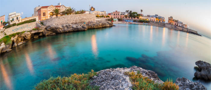 Seaport town at the Adriatic Sea