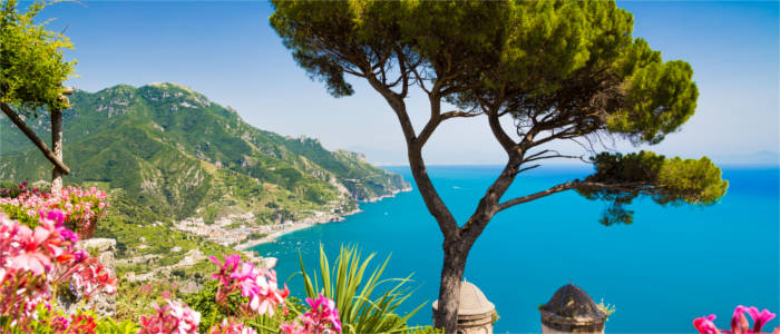 View of the Amalfi Coast