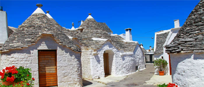 Traditional houses in Apulia