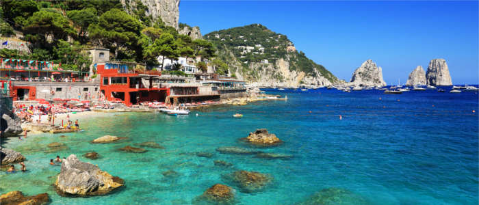 Holidays at the seaside on Capri