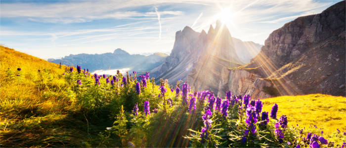 Mountains  in the Dolomites