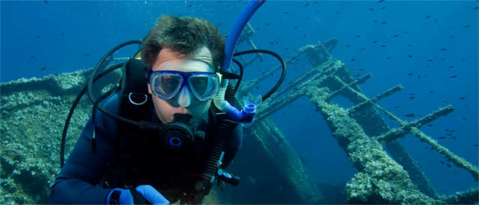 Diving near Elba