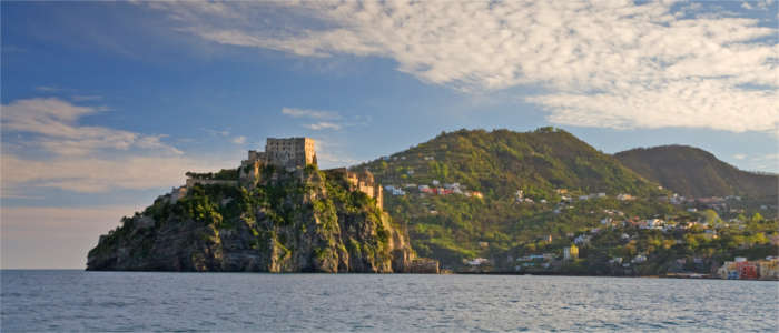 View of Ischia and the castle