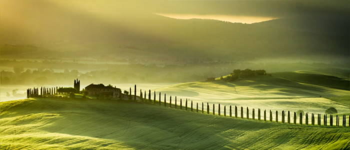 San Quirico d'Orcia in Tuscany in Italy