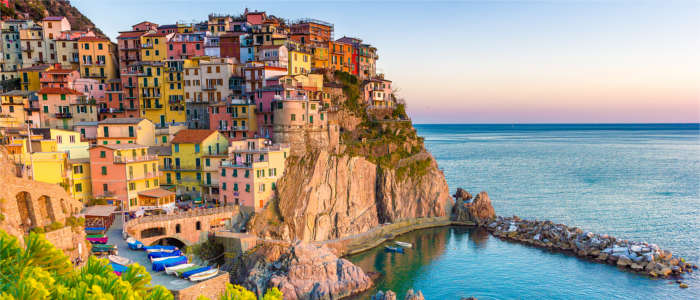 Village in the Cinque Terre in Liguria