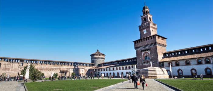 Former ducal palace in Milan