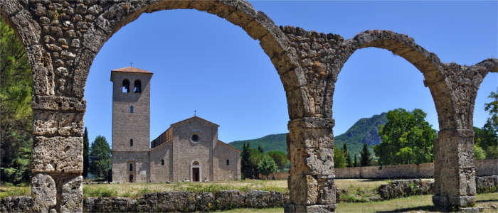 Monastery ruin in Molise