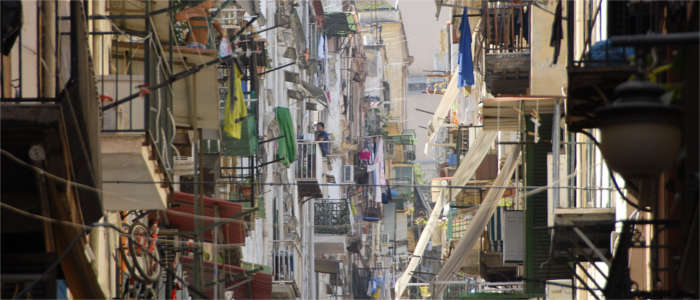 Living in a district in Naples