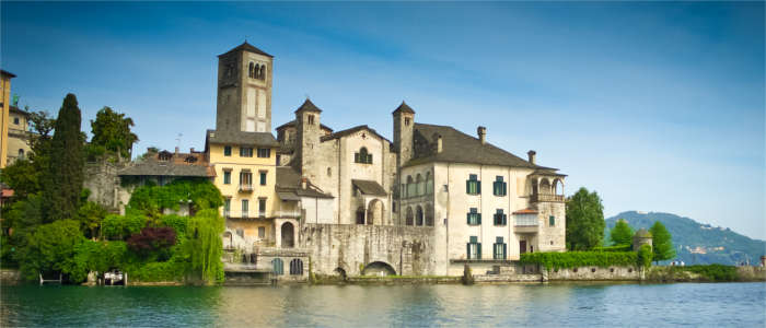Monastery on San Giulio Island
