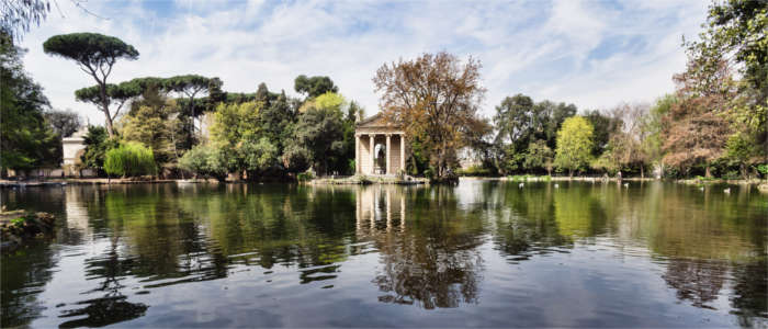 Popular park in Rome