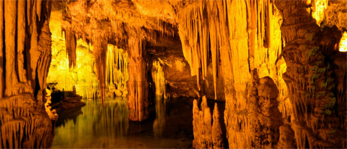 Limestone cave on Sardinia