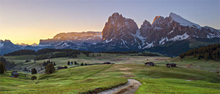 Mountain scenery in Trentino-South Tyrol