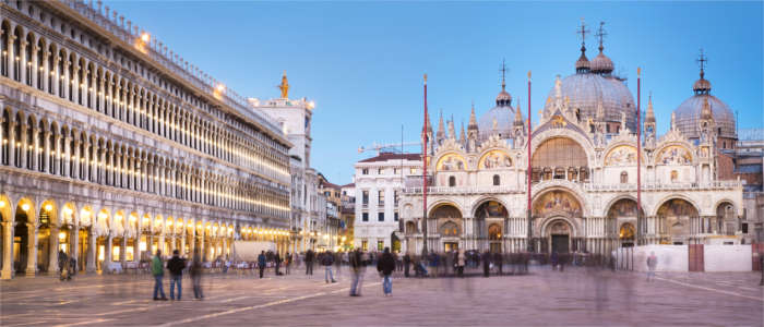 Famous square in Venice