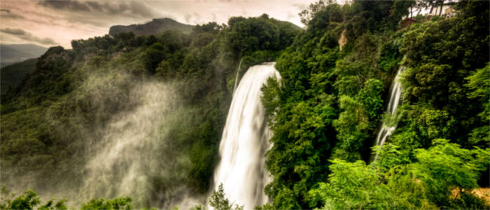 Waterfall in Umbria