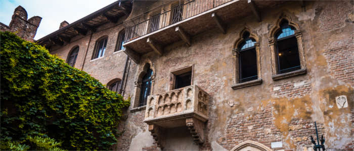 The famous balcony in Veneto